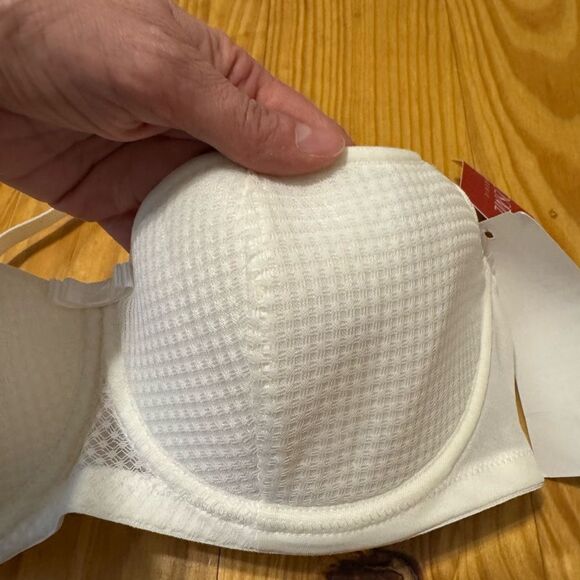 Sexy Balconette Bra ROSME Lace Lingerie KAMILA Ivory US 38C/ EU 85C/ UK 38C NEW - Picture 4 of 9